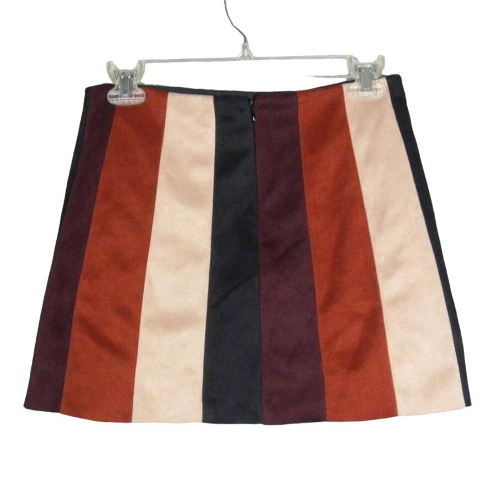 Forever 21 multicolor earth tones blocks mini skirt small - Picture 6 of 6